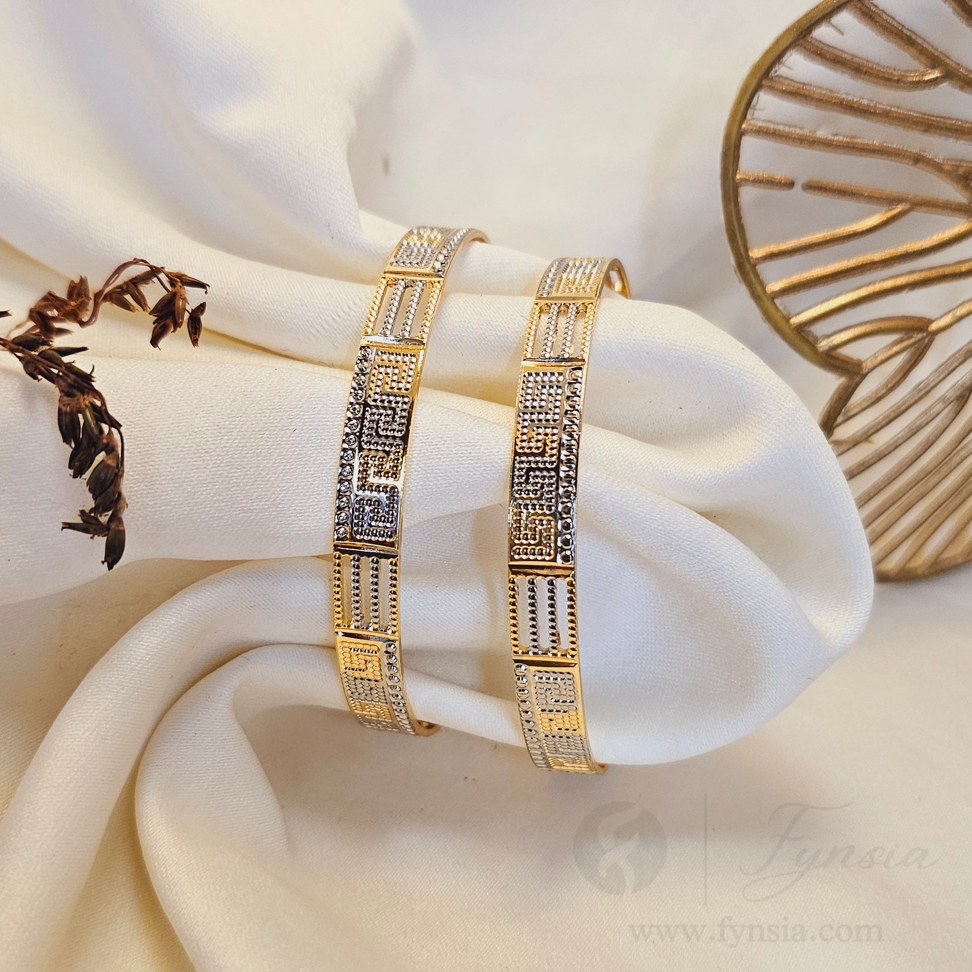 Rasha Daily Wear 2pc Bangles | Fynsia