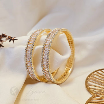 Golden Bella 2pc Bangles Set For Girls and Women